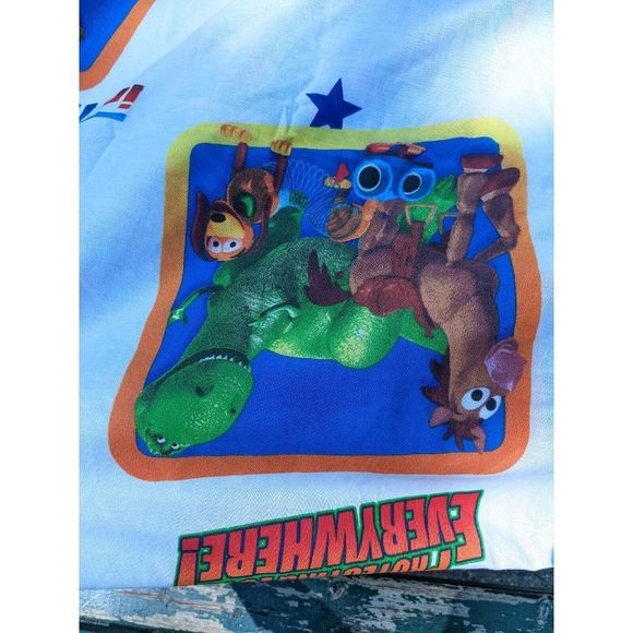 Toy Story Twin Flat Sheet Disney Pixar Protecting Toys Everywhere Movie … - Picture 5 of 8